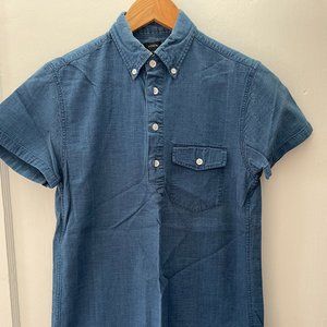 J.Crew Polo Style Short Sleeved Button Up
